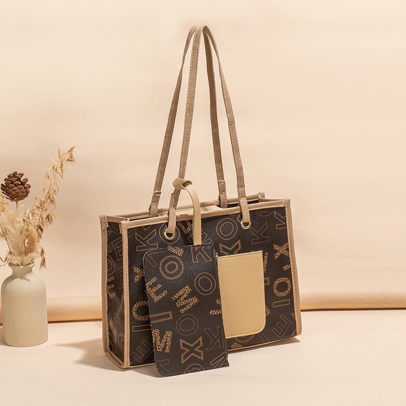 Bag Large Capacity Women'S Bag 2023Ladies Hand Bags Vintage Tote Bag Trendy Printed Shoulder Bag For Women - Image 1